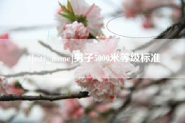 云南男子5000米等级标准