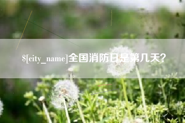 云南全国消防日是第几天？