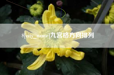 云南九宫格方向排列