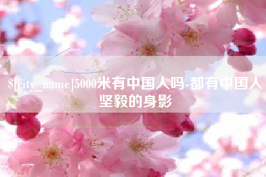 云南5000米有中国人吗-都有中国人坚毅的身影