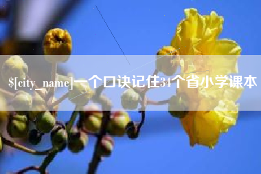 云南一个口诀记住34个省小学课本