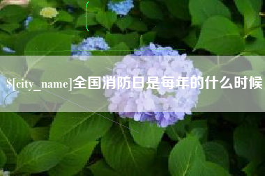 云南全国消防日是每年的什么时候