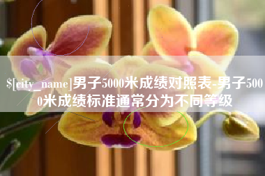 云南男子5000米成绩对照表-男子5000米成绩标准通常分为不同等级