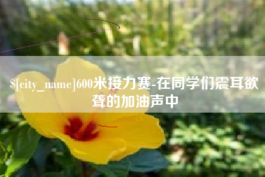 云南600米接力赛-在同学们震耳欲聋的加油声中