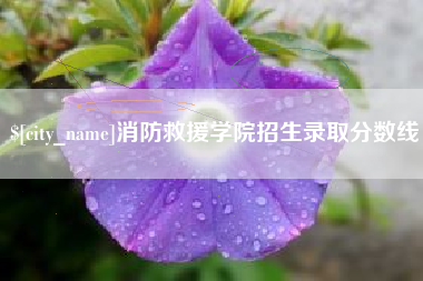 云南消防救援学院招生录取分数线