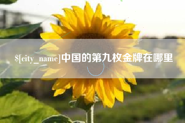 云南中国的第九枚金牌在哪里