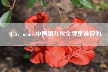 云南中国第九枚金牌是谁得的