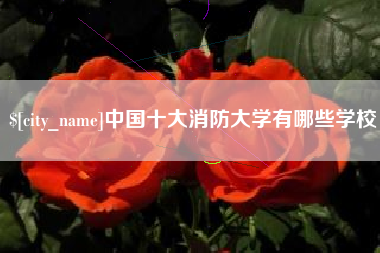 云南中国十大消防大学有哪些学校