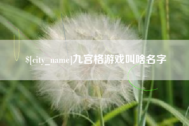 云南九宫格游戏叫啥名字
