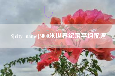 云南5000米世界纪录平均配速