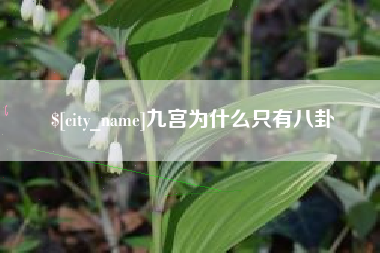 云南九宫为什么只有八卦