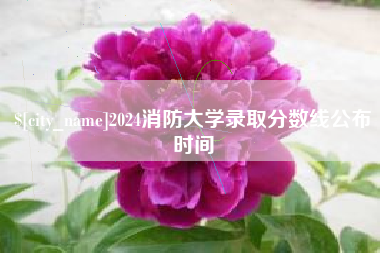 云南2024消防大学录取分数线公布时间
