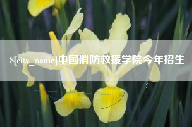 云南中国消防救援学院今年招生