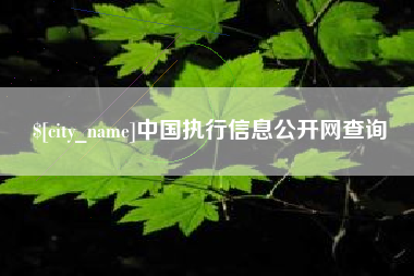 云南中国执行信息公开网查询