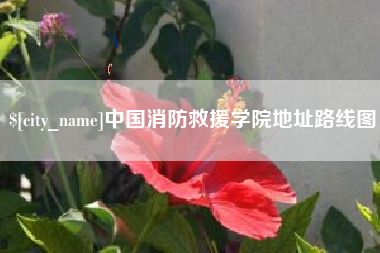 云南中国消防救援学院地址路线图