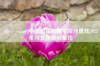 云南中国消防救援学院分数线2023年河北录取分数线