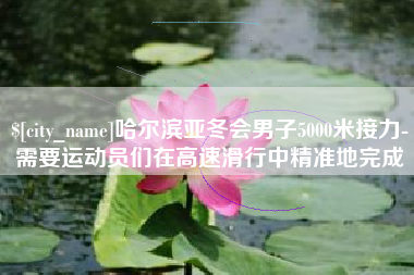 云南哈尔滨亚冬会男子5000米接力-需要运动员们在高速滑行中精准地完成