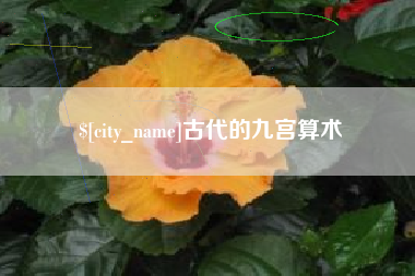 云南古代的九宫算术