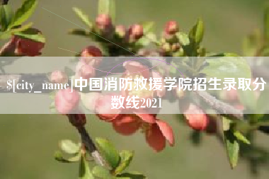 云南中国消防救援学院招生录取分数线2021