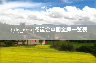 云南冬运会中国金牌一览表