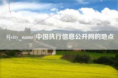 云南中国执行信息公开网的地点