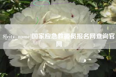 云南国家应急救援员报名网查询官网