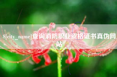 云南查询消防职业资格证书真伪网站