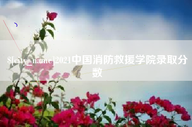 云南2021中国消防救援学院录取分数
