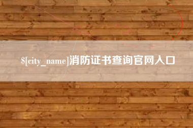 云南消防证书查询官网入口