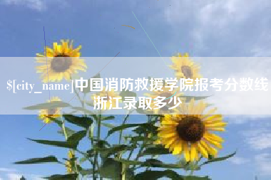 云南中国消防救援学院报考分数线浙江录取多少