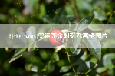 云南奥运夺金时刻九宫格图片
